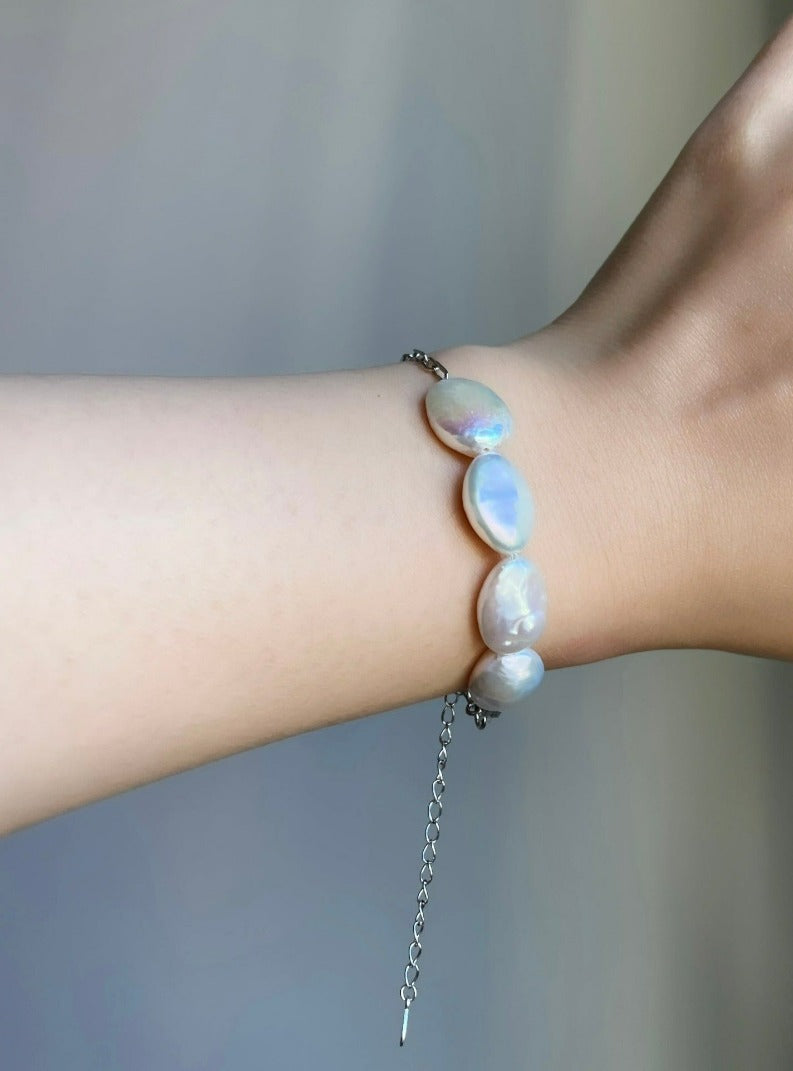 Baroque freshwater pearls pearl handcrafted handmade earring necklace bracelet for all girls boys women and men and unisex for vacation daily working summer autumn spring winter fashion jewelry accessories gift valentines christmas fashion summer winner festival pure purity natural planet in pearly and purely